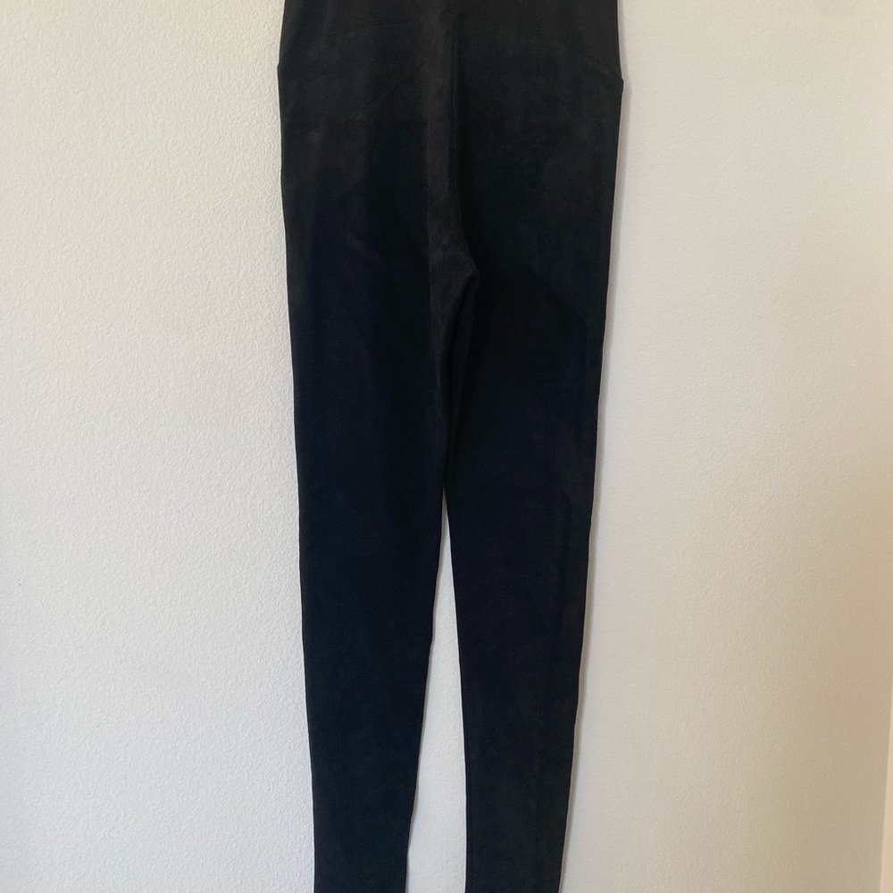 Maternity suede leggings
